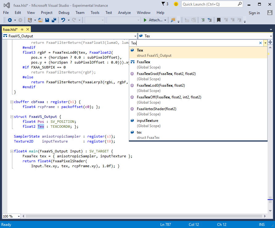 HLSL Tools for Visual Studio screenshot 1